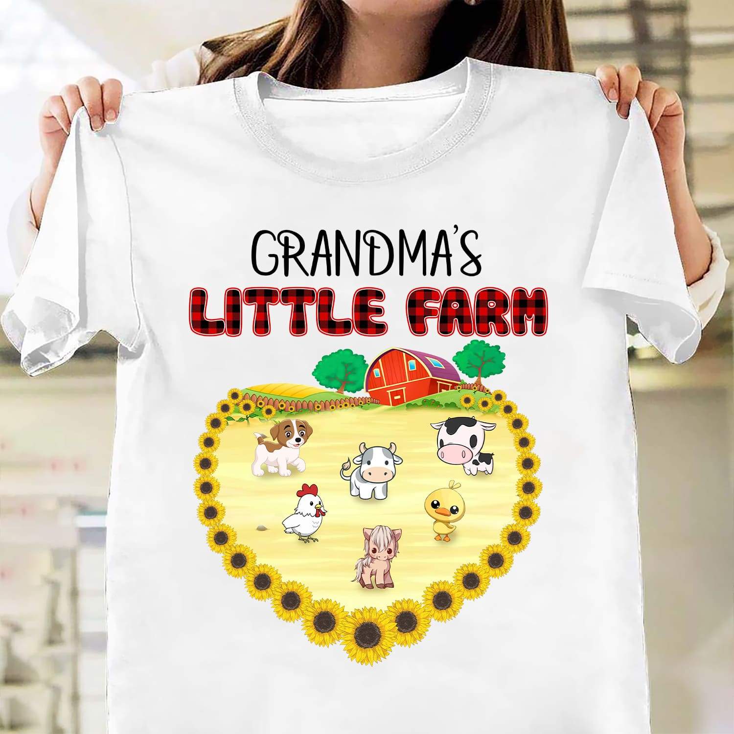 Lovely animals – Grandma’s little farm – Farm T Shirt