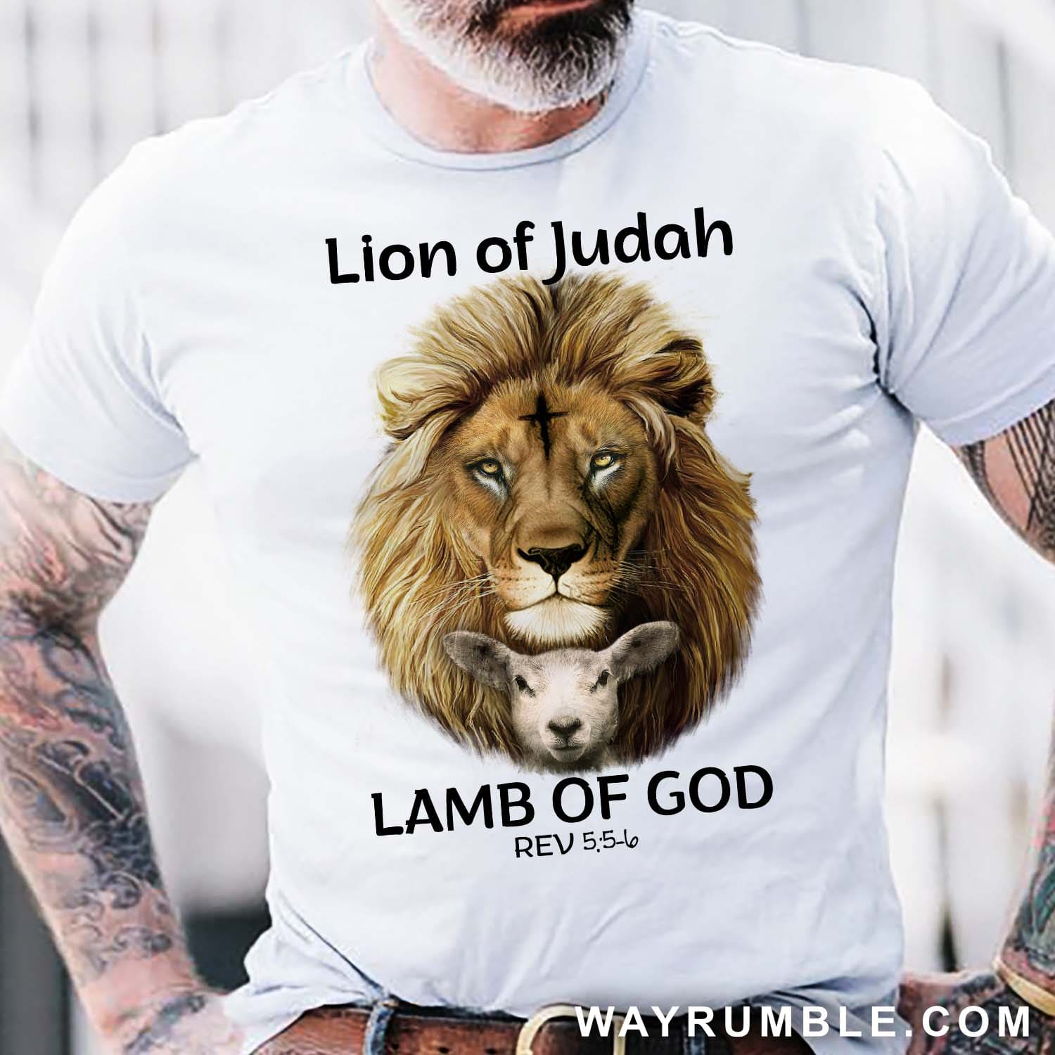 Lion of Judah, Lamb of God, The incredible duo – Jesus T Shirt