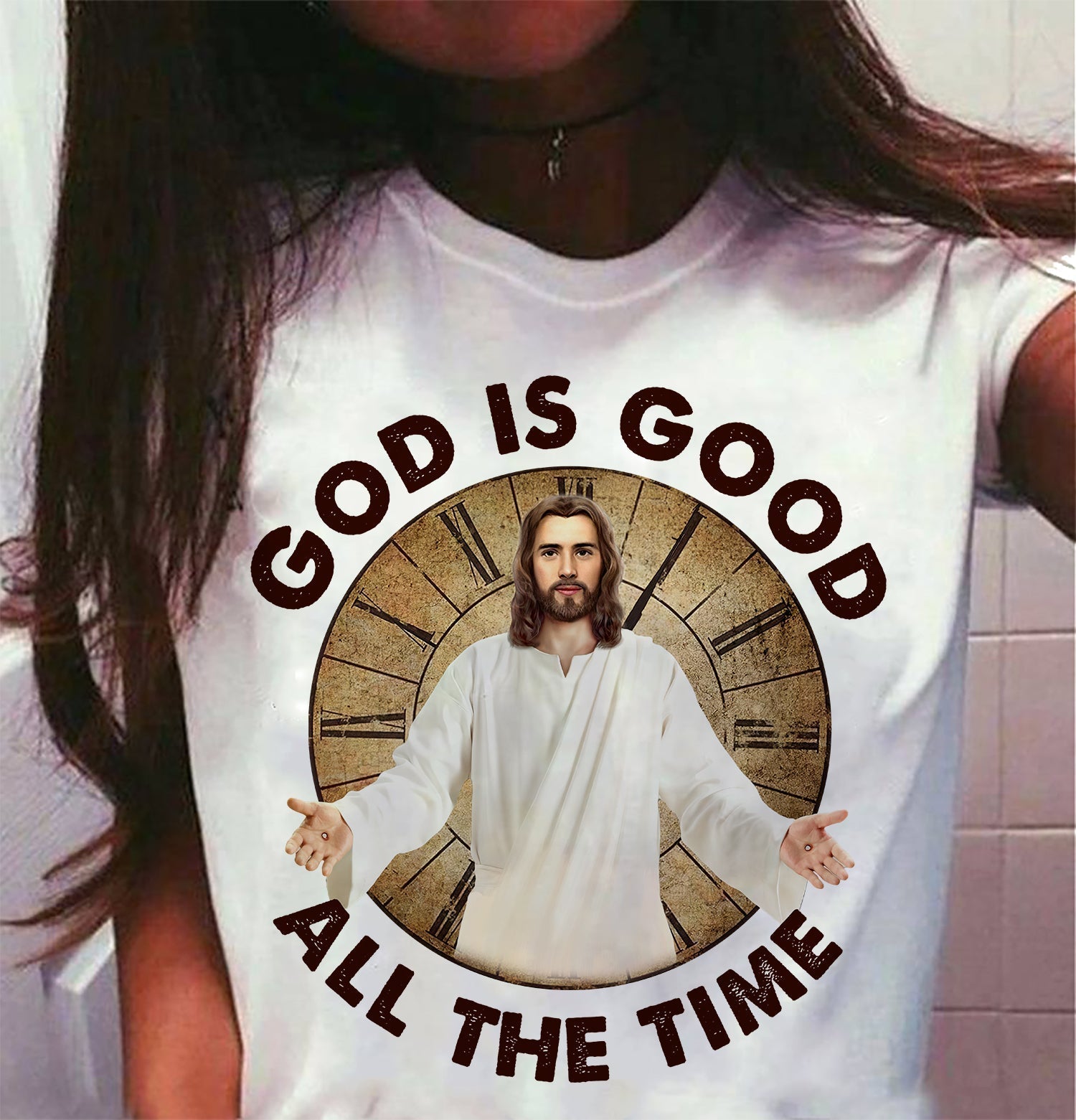 Jesus, Pray, Christian – God is good all the time T Shirt