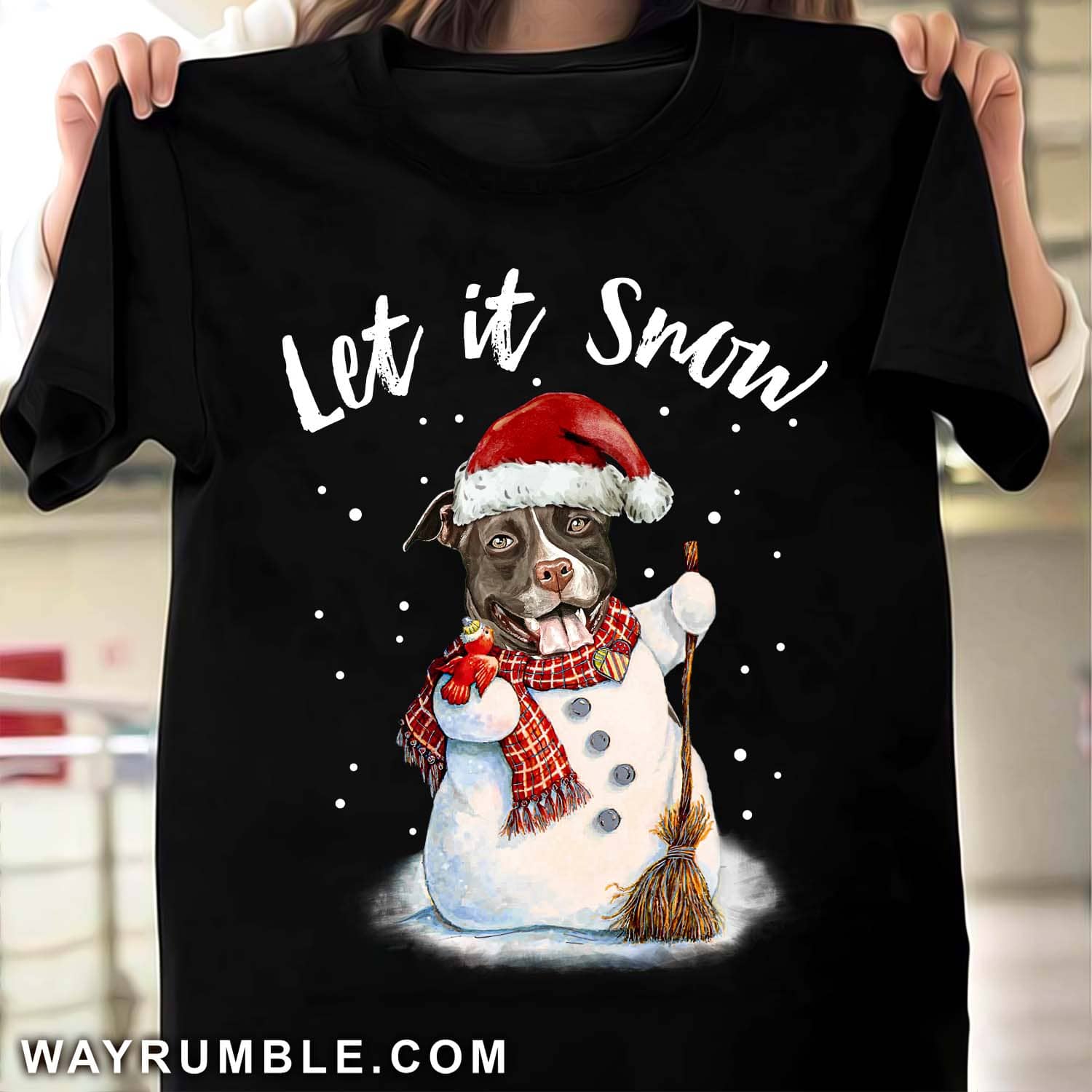 Pit bull – Let it snow – Amazing T Shirt